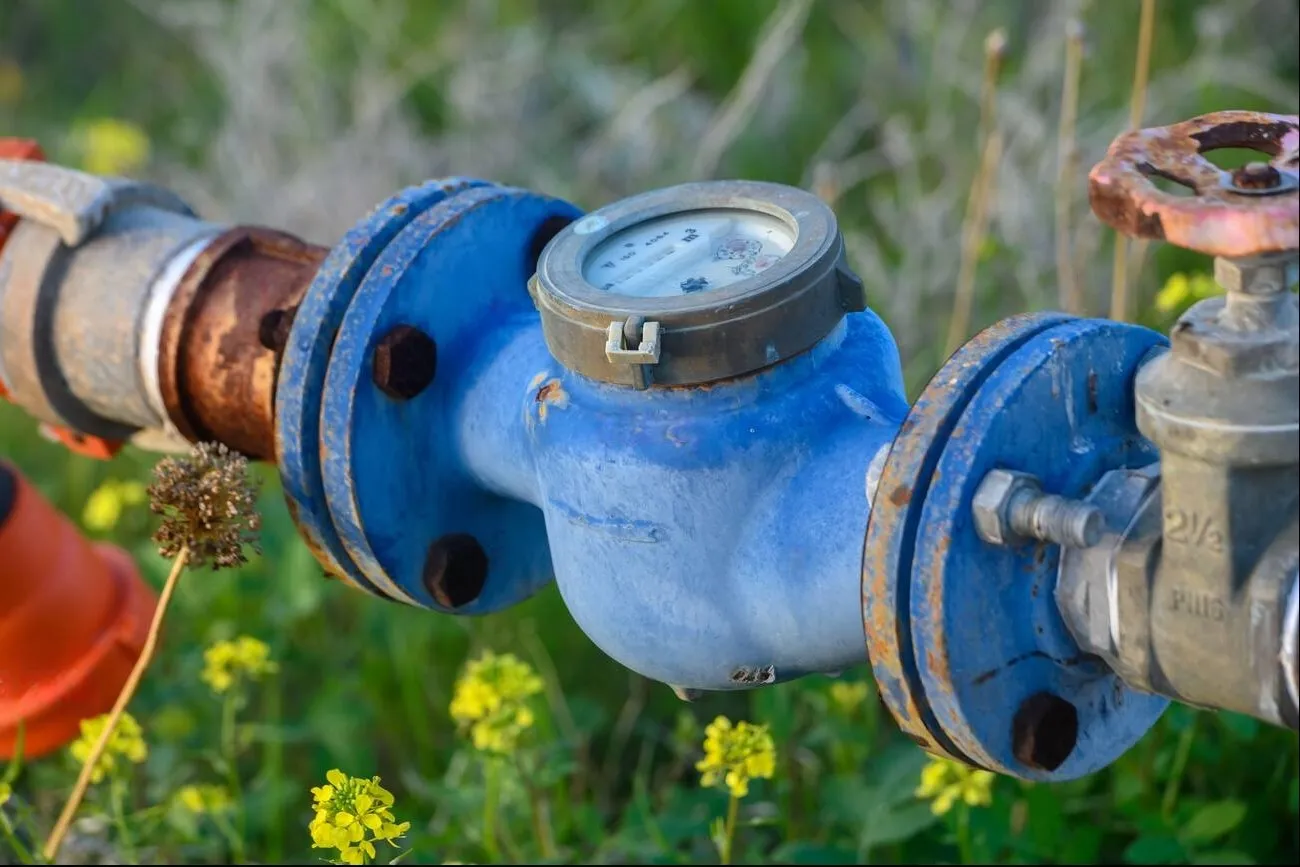 water meter in a village in Cyprus water meter in a village in Cyprus